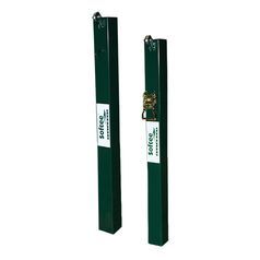 Juego Postes De Padel Fijos Cuadrados 80x 80 Mm