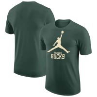camiseta milwaukee bucks jordan essential logo nike junior