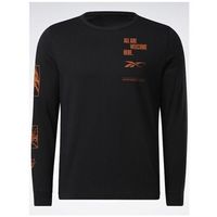 reebok sport camiseta manga larga hm6240 para hombre