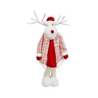 munecos elasticos de renos y alces adornos navidenos de tela adornos para escaparates