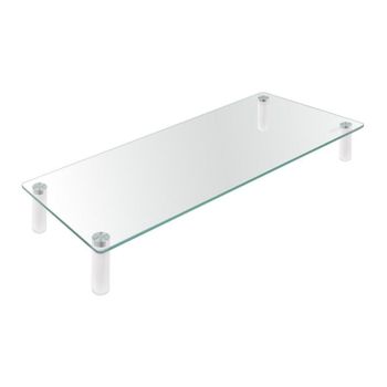 Soporte para portátil TooQ TQMR061 transparente aluminio vidrio templado 20 kg