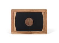 aparador de madera de acacia con 2 puertas