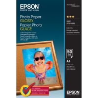 papel fotografico epson photo paper glossy a4 50 hojas