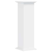 soportes para plantas madera de ingenieria blanco 33x33x100 cm vidaxl