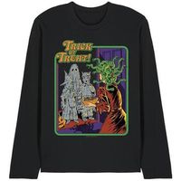 steven rhodes camiseta manga larga trick or treat para mujer