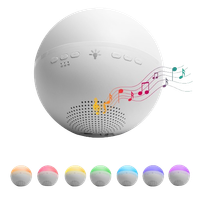 aigostar luz nocturna infantil de 22 sonidos relajantes 7 colores lampara de mesita de noche con temporizador lampara de noche usb recargable para dormitorio salon regalo para bebe nino adulto