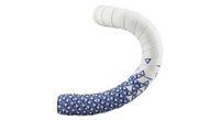 cinta de manillar con tapones deda loop blanco   azul