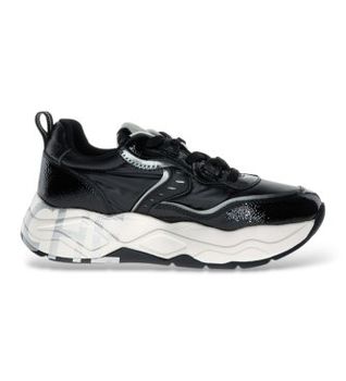 Voile blanche para mujer. 2017475 Zapatillas de Piel Club105 negro (41), 3 a 5cm, Cordones, Casual