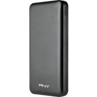 pny slim 20000 portable power bank - black black