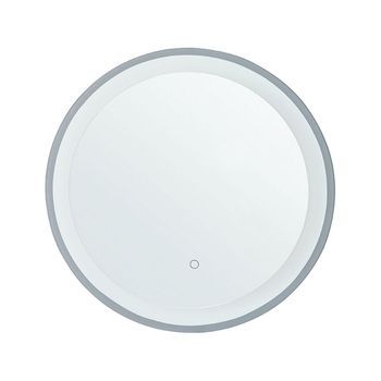 Espejo De Pared Para Baño Con Led 58 Cm Sistema Anti Vaho Accesorio Decorativo Brinay