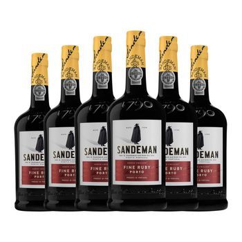 Sandeman Porto Vino Generoso Fine Ruby Porto 75 Cl 19.5% Vol. (pack De 6 Unidades)
