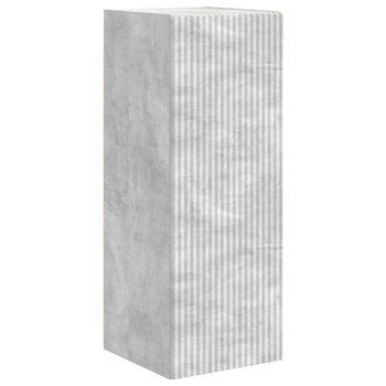 Mueble De Tv | Mueble De Salón | Gabinete De Tv Montado En La Pared Concreto 30 X 31 X 80 Cm