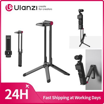 ​ Trípode Magnético de Liberación Rápida Ulanzi MA66 para DJI Pocket 4/4p/3, Trípode Plegable con Mango para Selfies y Gancho Oculto para Viajes