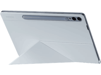 Funda tablet - Samsung EF-BX910PWEGWW, Para Galaxy Tab S9 Ultra, Enganche magnético, Modo reposo, Blanco
