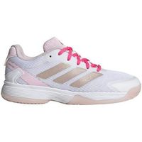 zapatillas adidas ubersonic blanco plata rosa junior