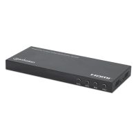 conmutador hdmi multivisor 4x1 manhattan 4k30hz pip negro