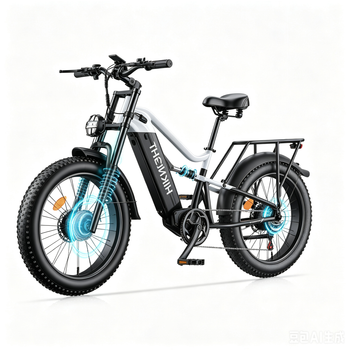 Bicicleta eléctrica H6 PRO, bicicletas eléctricas de montaña con batería de 52 V y 20 Ah, motor de 4000 W de potencia máxima, velocidad máxima de 50 km/h, neumáticos anchos de 24 pulgadas.