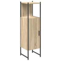 gabinete de bano beige 33 x 33 x 1205 cm madera de ingenieria vidaxl