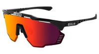 gafas de sol scicon aeroshade kunken negro brillante   rojo multimirror