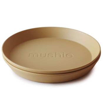 Pack dos platos redondos mustard