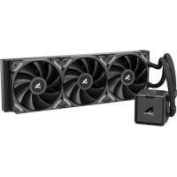 refrigeracion liquida sharkoon s40 360 mm 3 ventiladores pwm negro cojin termico