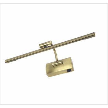 Aplique Led 7wl, Luz Cálida 3000k,, Articulado. 34cm, Con Interruptor, Bronce