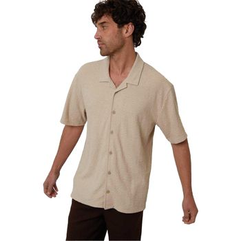 Threadbare Camisa manga corta Selkirk para hombre