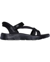 de skechers slip-ins go walk flex sandal - illumin negra negro