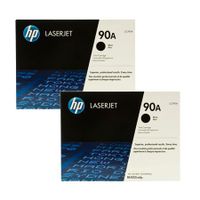 original multipack hp laserjet enterprise m602dn printer toner cartridges 2 pack -ce390a