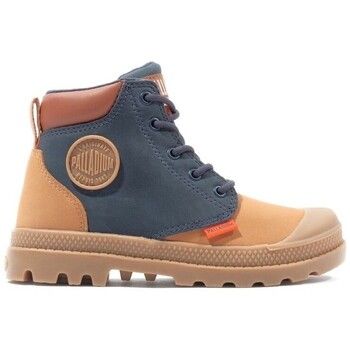 Palladium Botas Pampa HI Cuff Kids Boots - Dear Brown/Mid Indigo para niña