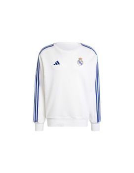 Sudadera de Fútbol adidas Real Madrid Dna Sweat Hombre Blanco