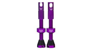 Valvulas sin camara de 42 mm peaty  39 s x chris king mk2 purpura