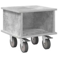 soporte de tv  mueble de salon  gabinete de tv gris concreto 37 x 35 x 35 cm