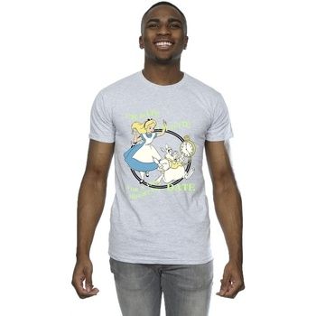 Disney Camiseta Alice In Wonderland I'm Late para hombre
