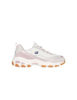 zapatillas skechers dlites - dazzling shine rosa mesh mujer
