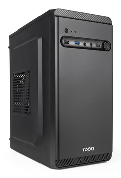 TOOQ Caja Minitorre Micro-ATX “DODEKA ULTRA” Negra Negro Incluye Fuente