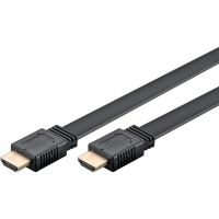 cable plano hdmi 21 goobay 77145 3 m negro 48 gbits