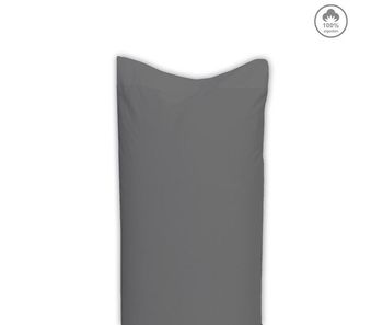 Funda almohada victoria 100% algodón cama 90cm color antracita