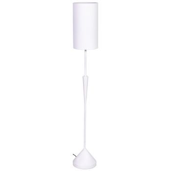Lámpara De Pie De Metal Blanco 22x22x117/151,5h Cm
