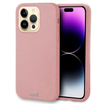 Cool Funda Eco Biodegradable Rosa para iPhone 14 Pro Max