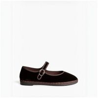 corina zapatos de tacon bailarina hebilla mary jane para mujer