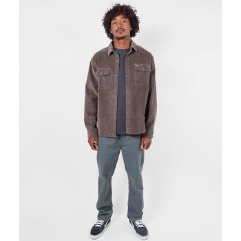 Oxbow Camisa manga larga Surchemise CORD para hombre