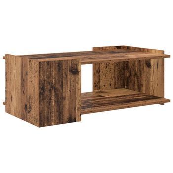 Mesa De Café | Mesa De Centro Madera Envejecida 90 X 50 X 33 Cm
