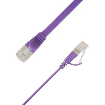Cable de red LinkIT Cat6a Blindado U/FTP 1 m Púrpura