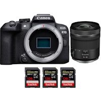 eos r10  rf 15-30mm f45-63 is stm  3 sandisk 128gb extreme pro uhs-ii sdxc 300 mbs  pdf mcz di