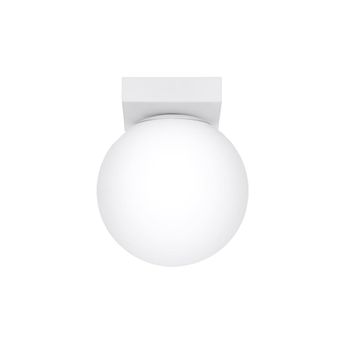 Lámpara de techo blanco acero alt. 15 cm