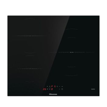 Placa De Inducción Hisense Hi6311bsce 7200w 3 Zonas Negro 59 Cm