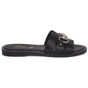 S.piero Sandalias LEATHER BLK para mujer