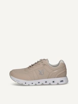 CAPRICE Sneaker, beige, made of Textile and synthetic, Size 39