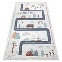 alfombra lavable bambino 46980 bosque calles para ninos antideslizan 80x150 cm